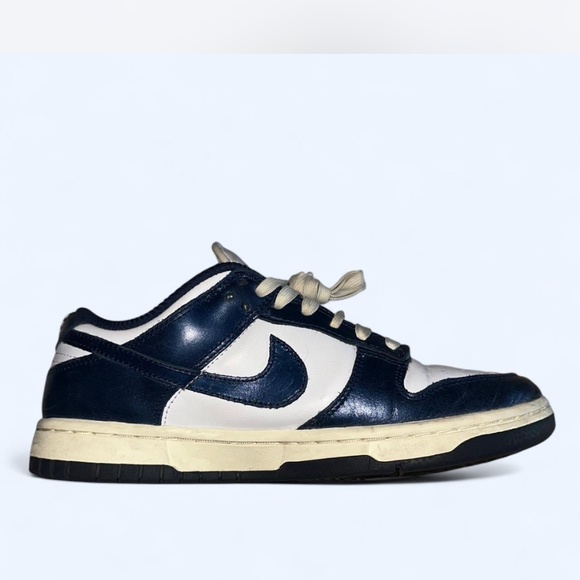 DUNKS VINTAGE NAVY low premium - Picture 2 of 2